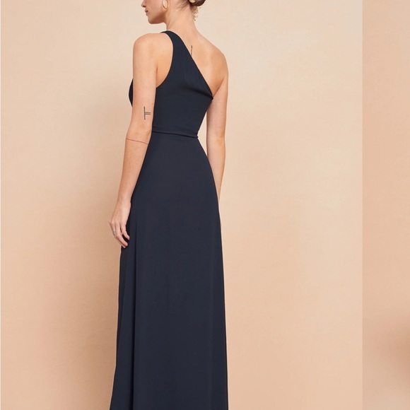 Reformation Evelyn dress - navy size 2! - Picture 4 of 6